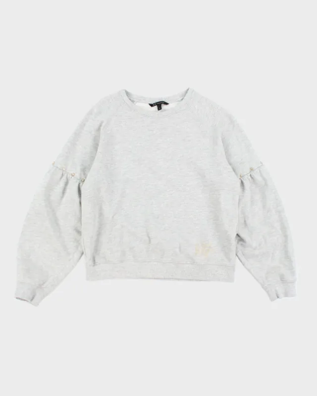 Vintage Armani Exchange Cropped Sweatshirt - S sold by Rokit
