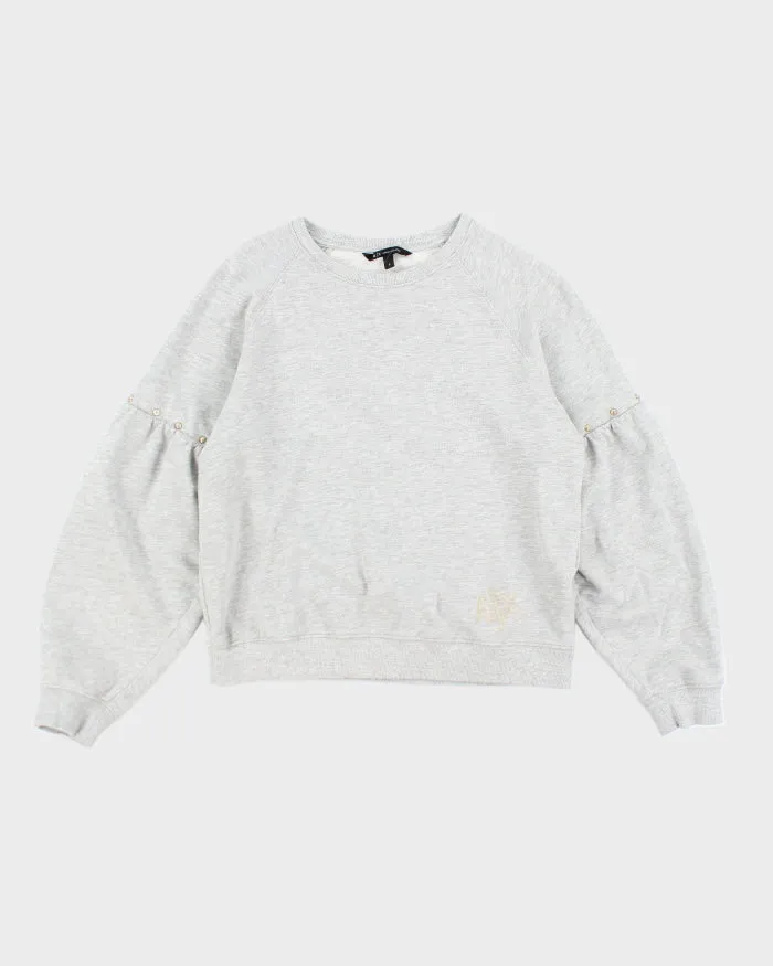 Vintage Armani Exchange Cropped Sweatshirt - S sold by Rokit