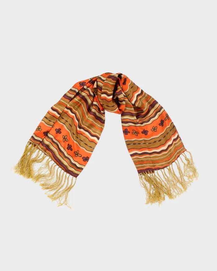 Vintage Pattern Silk Scarf sold by Rokit
