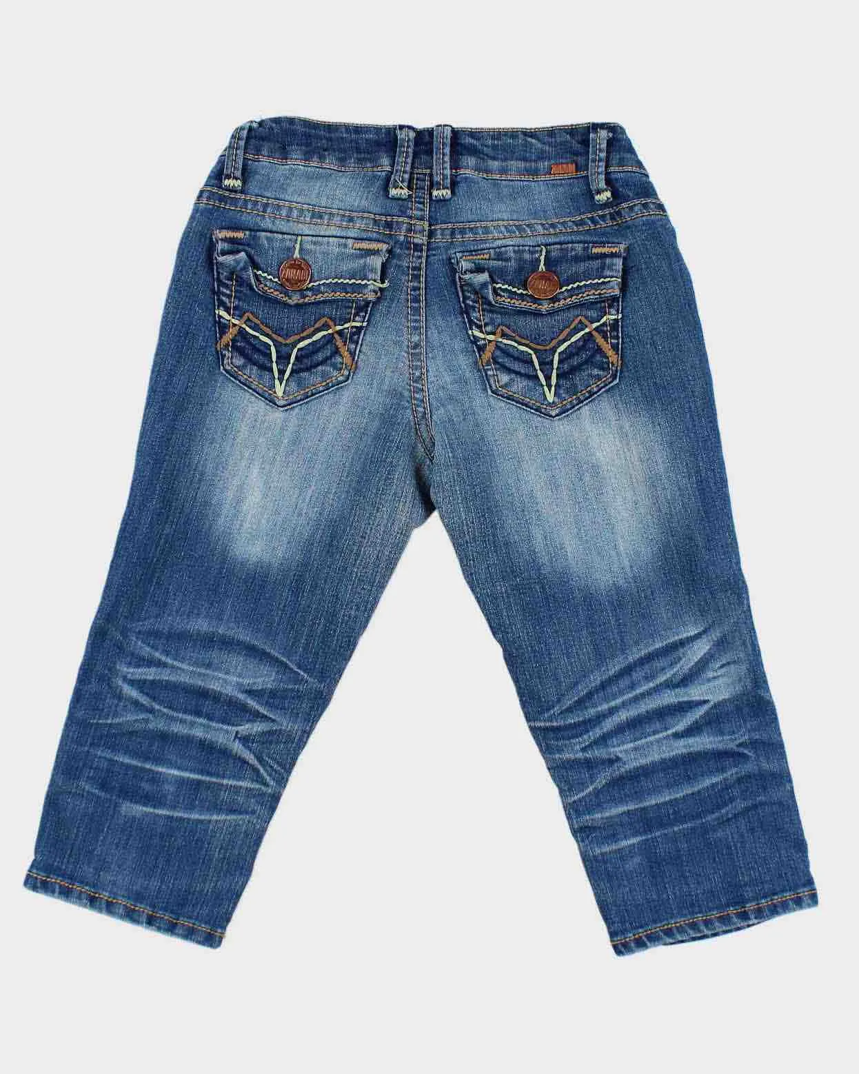 Vintage Y2K Zanadi 3/4 Length Denim Shorts - W22 L15 sold by Rokit product image thumbnail 2