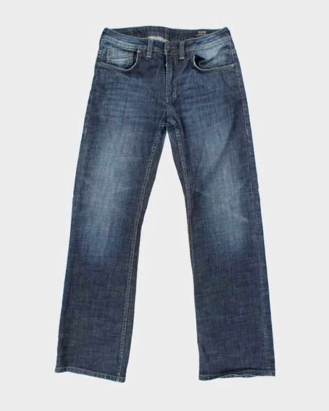 Vintage Y2K Buffalo Relaxed Fit Blue Dark Wash Denim Jeans - W30 L32 sold by Rokit
