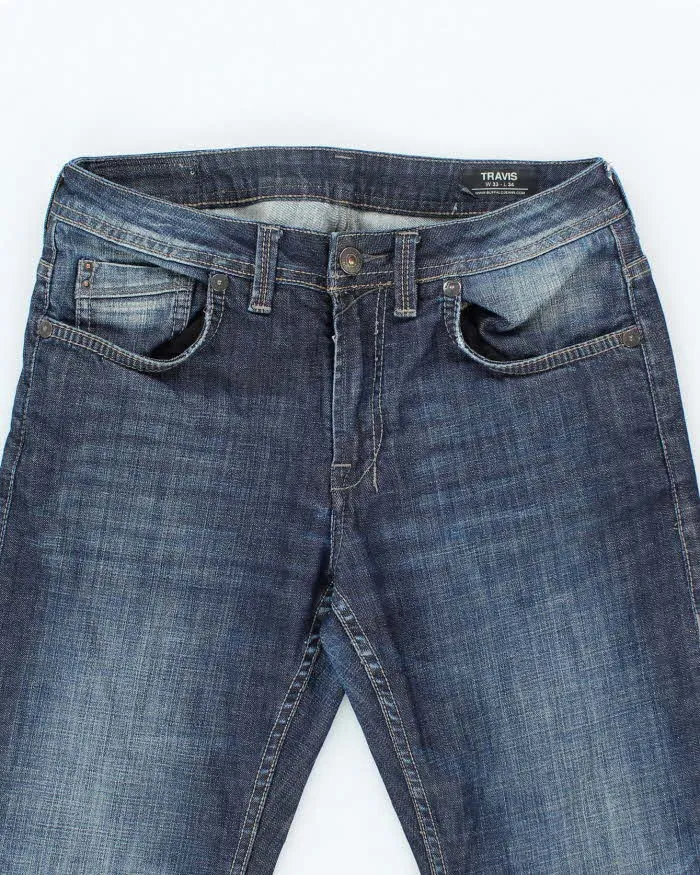 Vintage Y2K Buffalo Relaxed Fit Blue Dark Wash Denim Jeans - W30 L32 sold by Rokit product image thumbnail 3
