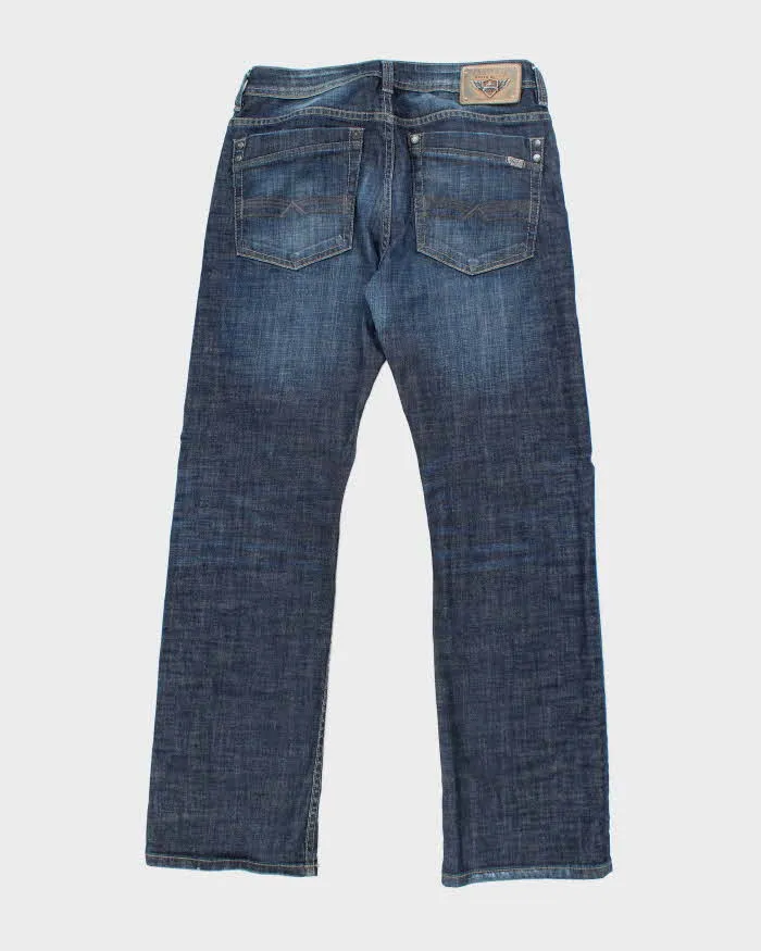 Vintage Y2K Buffalo Relaxed Fit Blue Dark Wash Denim Jeans - W30 L32 sold by Rokit product image thumbnail 2