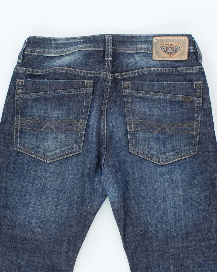 Vintage Y2K Buffalo Relaxed Fit Blue Dark Wash Denim Jeans - W30 L32 sold by Rokit product image thumbnail 4