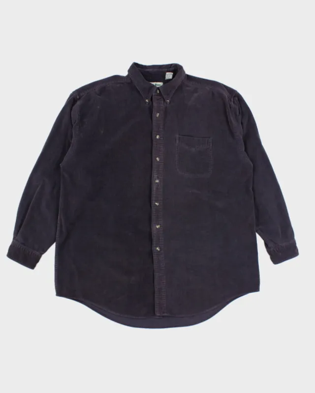 Vintage 90's L.L. Bean Oversized Corduroy Shirt - XL sold by Rokit