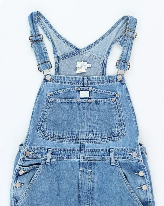 Vintage Y2K Calvin Klein Light Wash Denim Dungarees - W34 L29 sold by Rokit product image thumbnail 3
