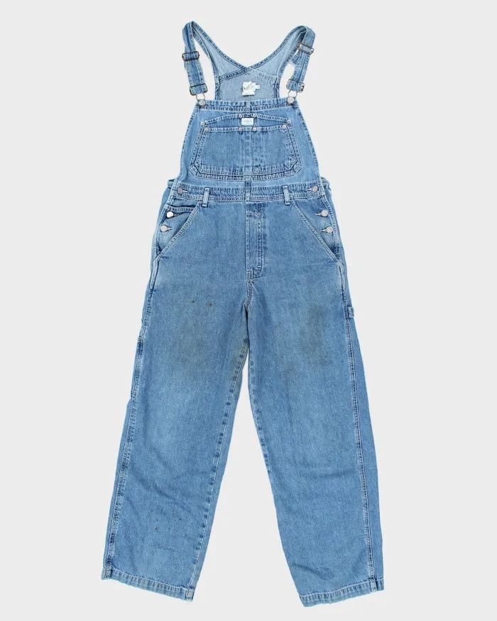 Vintage Y2K Calvin Klein Light Wash Denim Dungarees - W34 L29 sold by Rokit