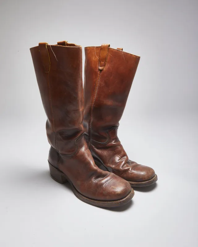 Vintage Durango West Brown Boots - UK8 made by Rokit