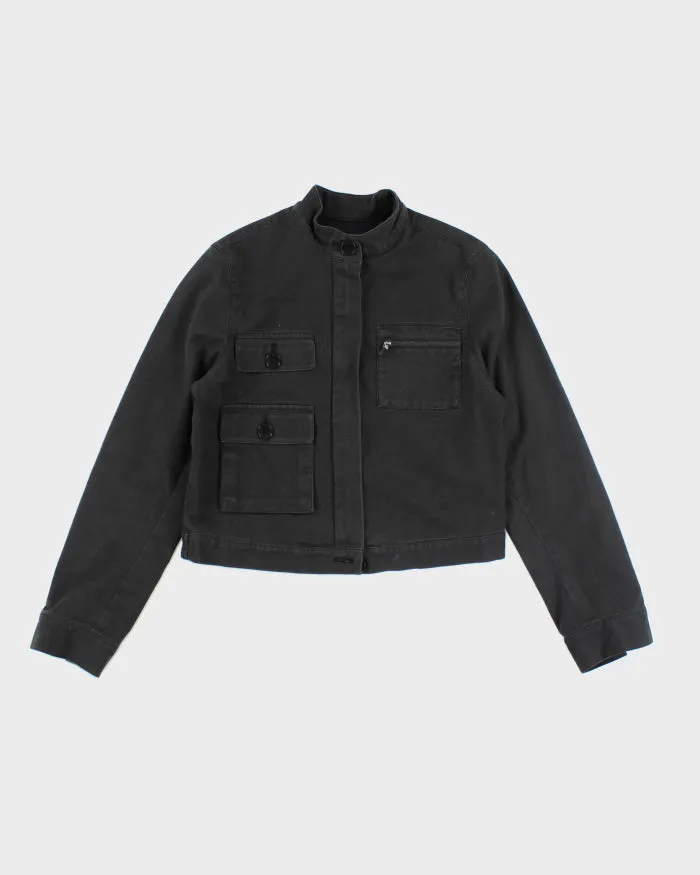 Ralph Lauren Black Cropped Lightweight Jacket - M sold by Rokit