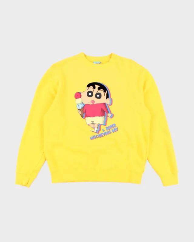 Vintage A Super Mischievous Boy Graphic Print Sweatshirt - M sold by Rokit