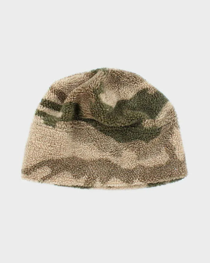 Y2k 00s Camouflage Borg Beanie sold by Rokit