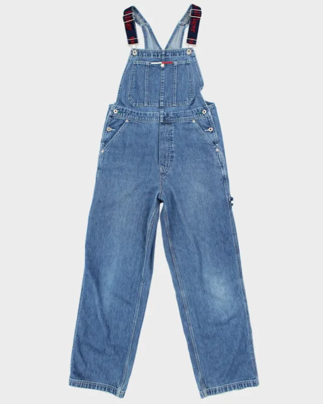 Vintage Y2K Tommy Hilfiger Medium Wash Dungarees - W32 L28 sold by Rokit