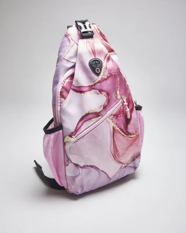 Pink Marble Sling Shoulder Bag sold by Rokit