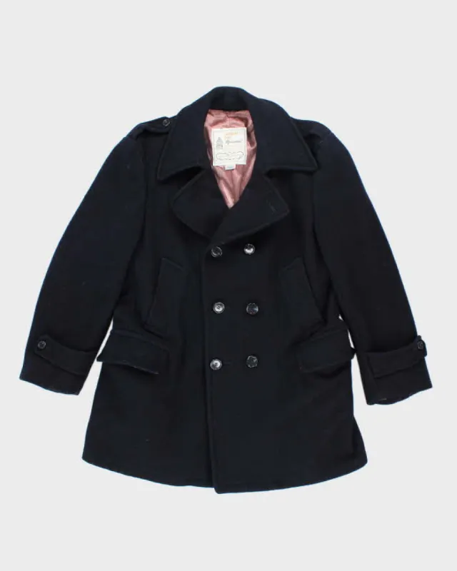Vintage 80's London Fog Double Breasted Pea Coat - M sold by Rokit