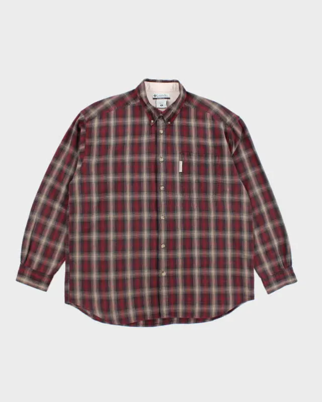 Vintage 2000's Columbia Oversized Flannel Shirt - XL sold by Rokit