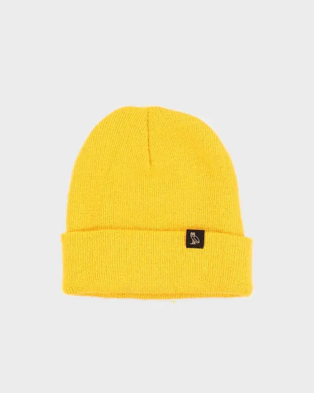 Octobers Very Own Yellow Beanie sold by Rokit