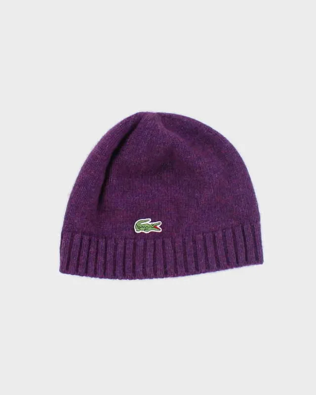 Vintage Y2K Lacoste Small Logo Toque Beanie - OS sold by Rokit