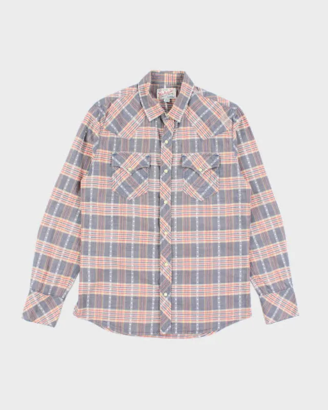 Vintage Y2K True Religion Western Snap Button Shirt - S sold by Rokit