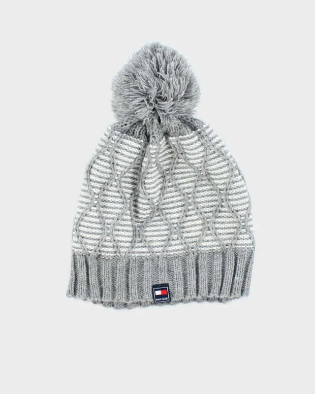 Tommy Hilfiger Grey Beanie sold by Rokit