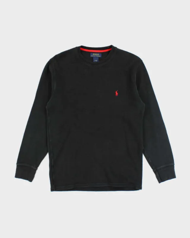 Vintage Ralph Lauren Waffle Lightweight Sweatshirt - S sold by Rokit