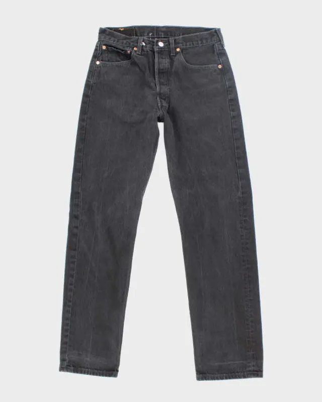 Vintage Levi's 501 Black Dark Wash Denim Jeans - W28 L30 sold by Rokit