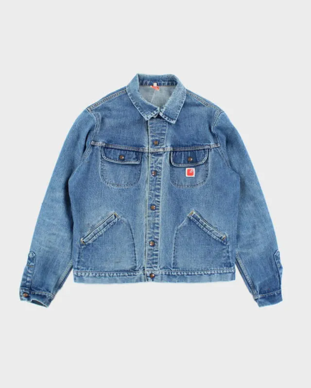 Vintage 80's GWG Heavyweight Snap Button Denim Chore Jacket - L sold by Rokit