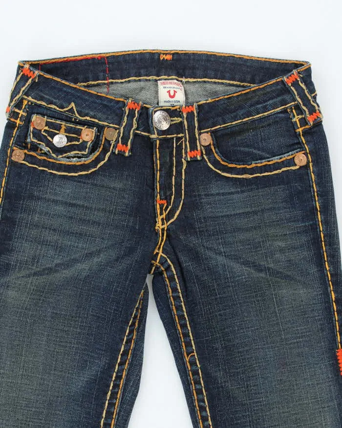 Vintage Y2K True Religion Skinny Dark Wash Denim Jeans - W27 L30 sold by Rokit product image thumbnail 3