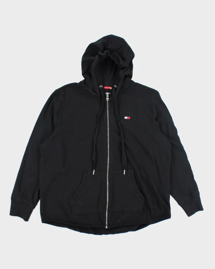 Vintage Tommy Hilfiger Sleeve Spell Out Zip Up Hoodie - XL sold by Rokit