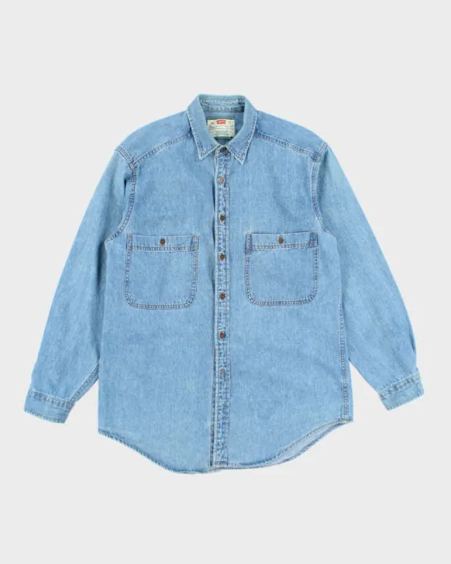 Vintage 2000's Levi's Light Wash Denim Shirt - M sold by Rokit