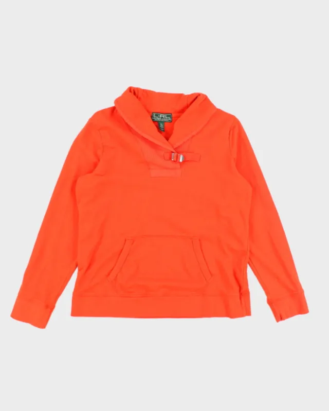 Vintage Women's Ralph Lauren Lightweight Buckle Hoodie - L sold by Rokit