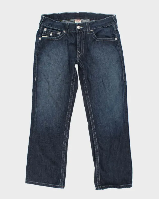 Vintage Y2K True Religion Dark Wash Relaxed Fit Jeans - W33 L27 sold by Rokit