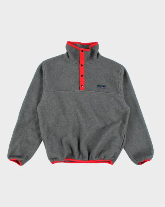 Vintage 90's Misty Mountain 1/4 Snap Button Fleece - M sold by Rokit