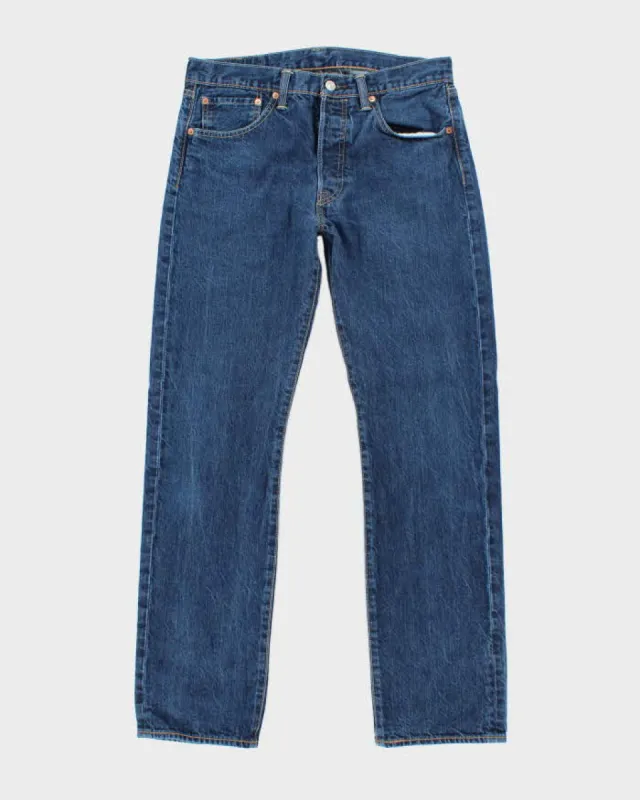 Vintage Levi's 501 Blue Medium Wash Denim Jeans - W30 L30 made by Levi's