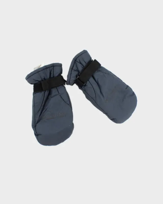 Vintage 90s Columbia Women's Navy Ski Mittens - M sold by Rokit