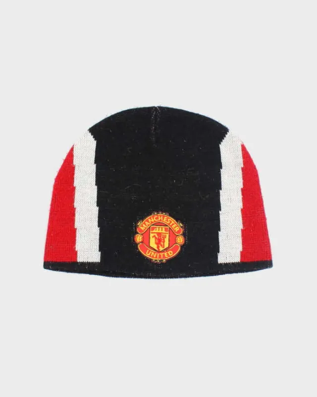Vintage Manchester United Football Club Skull Toque Beanie - OS sold by Rokit