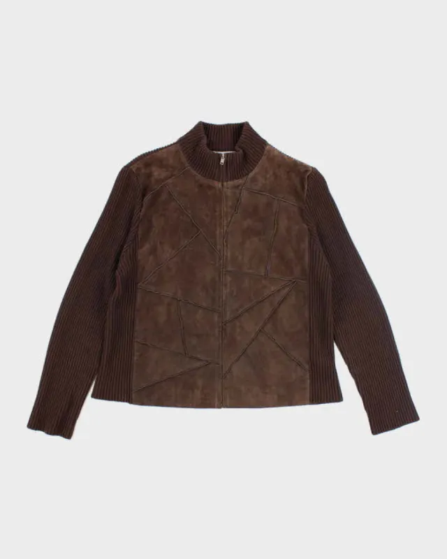 Vintage 90's Women's Nygard Suede Zip Up Jacket - S sold by Rokit