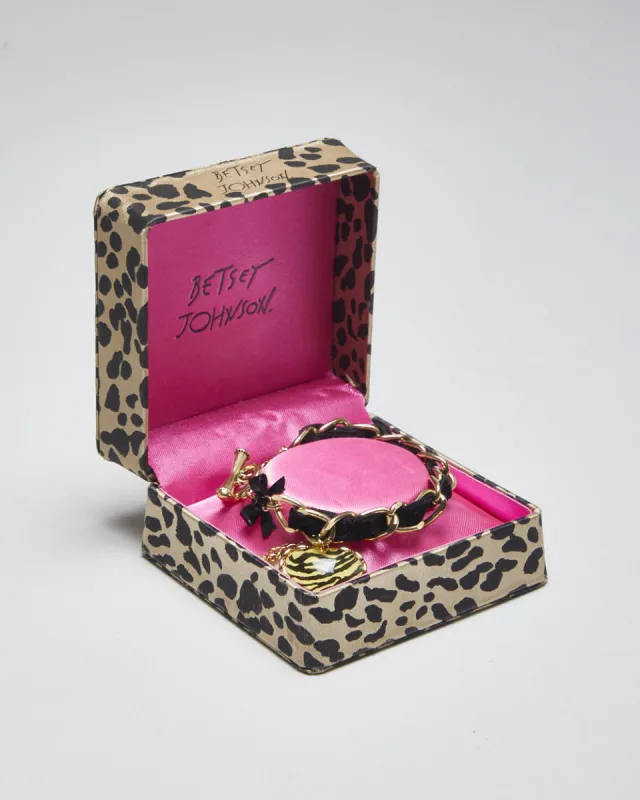 Y2k 00s Betsey Johnson Charm Bracelet made by Betsey Johnson
