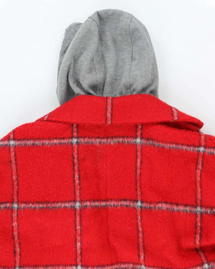 Vintage Women's Tommy Hilfiger Double Layered Hooded Overcoat - L sold by Rokit product image thumbnail 5