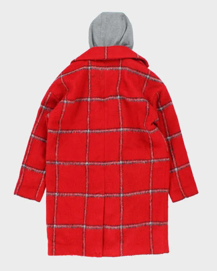 Vintage Women's Tommy Hilfiger Double Layered Hooded Overcoat - L sold by Rokit product image thumbnail 2
