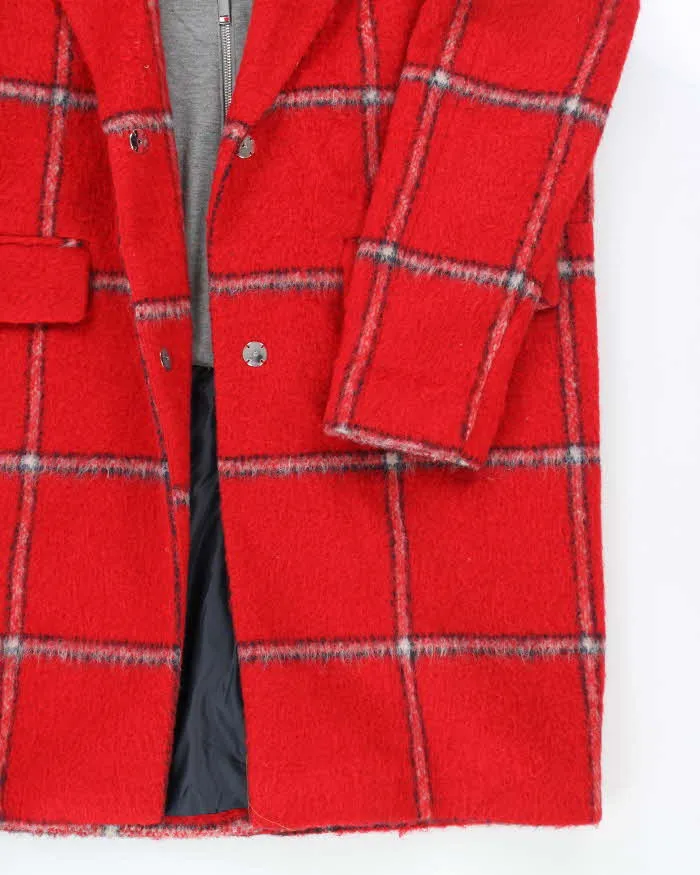 Vintage Women's Tommy Hilfiger Double Layered Hooded Overcoat - L sold by Rokit product image thumbnail 4