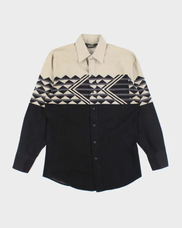 Vintage 90's Panhandle Slim Western Snap Button Shirt - M sold by Rokit