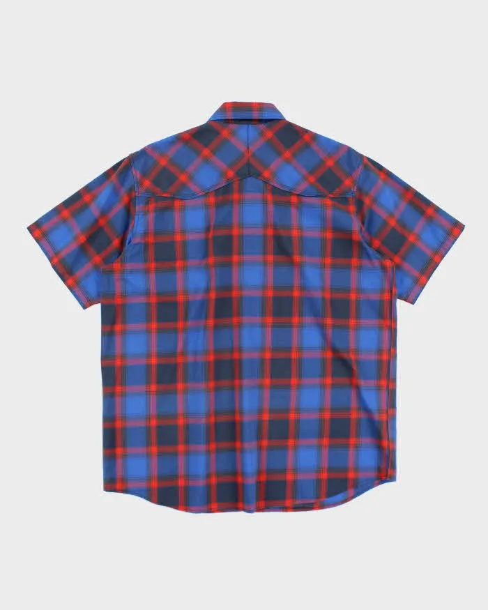Vintage The North Face Plaid Short Sleeve Snap Button Shirt - M sold by Rokit product image thumbnail 2