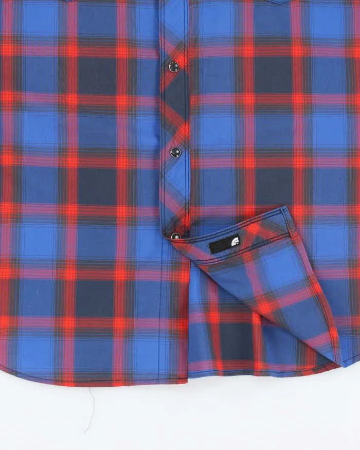 Vintage The North Face Plaid Short Sleeve Snap Button Shirt - M sold by Rokit product image thumbnail 4