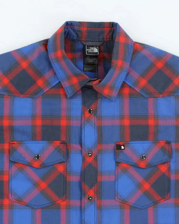 Vintage The North Face Plaid Short Sleeve Snap Button Shirt - M sold by Rokit product image thumbnail 3