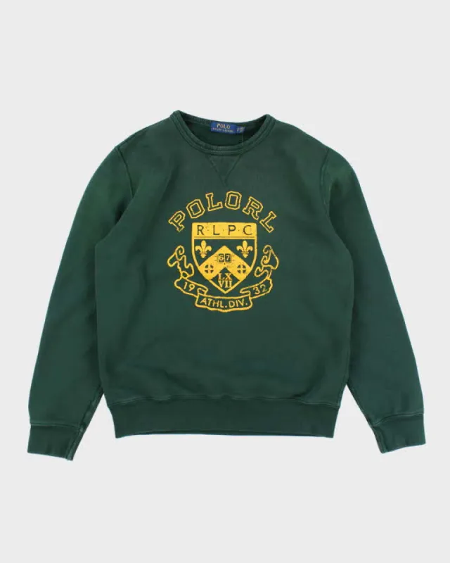Vintage 2000's Ralph Lauren College Graphic Sweatshirt - S sold by Rokit