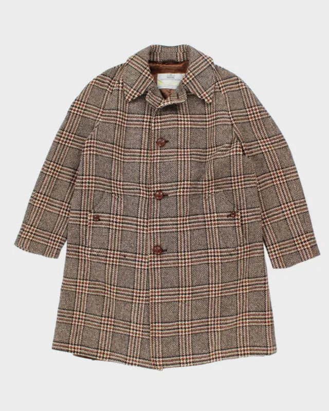 Vintage 80's Aquascutum Heavyweight Pure Wool Overcoat - L sold by Rokit