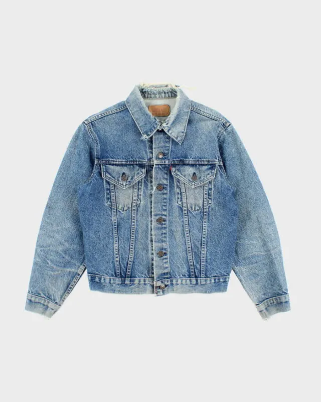 Vintage 90's Levi's Distressed Medium Wash Denim Jacket - M sold by Rokit