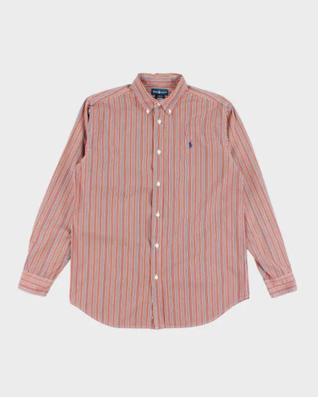 Vintage Ralph Lauren Striped Button Up Shirt - XL sold by Rokit