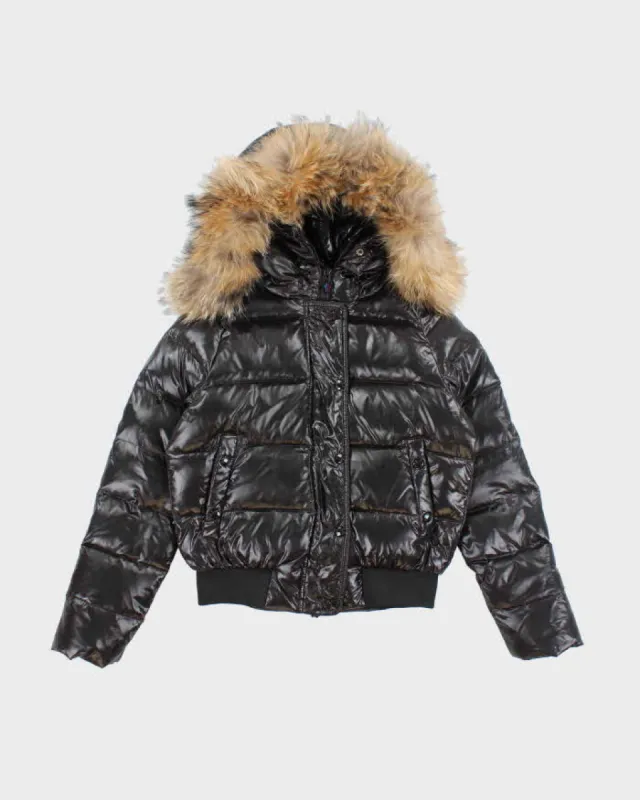 Vintage Women's Moncler Cropped Puffer Jacket  - S sold by Rokit