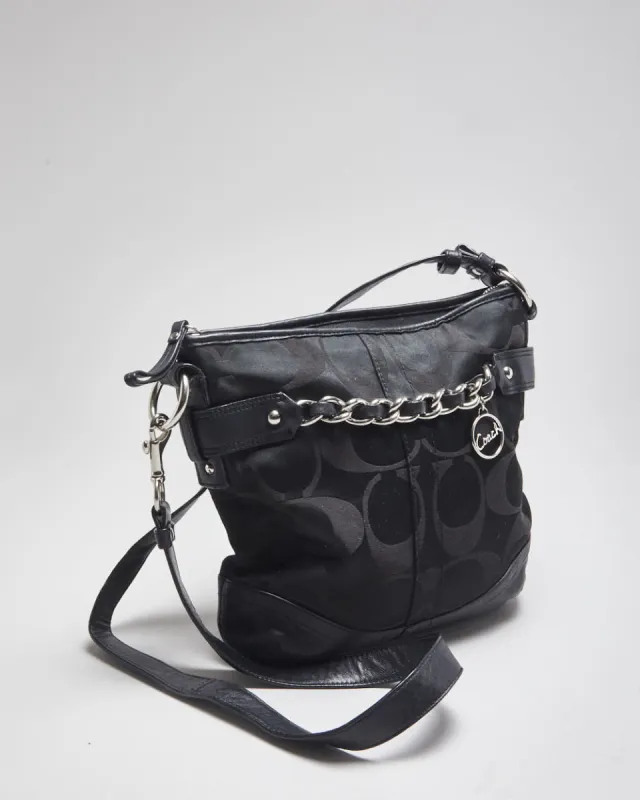 Coach Black Monogram Cross-body Bag sold by Rokit